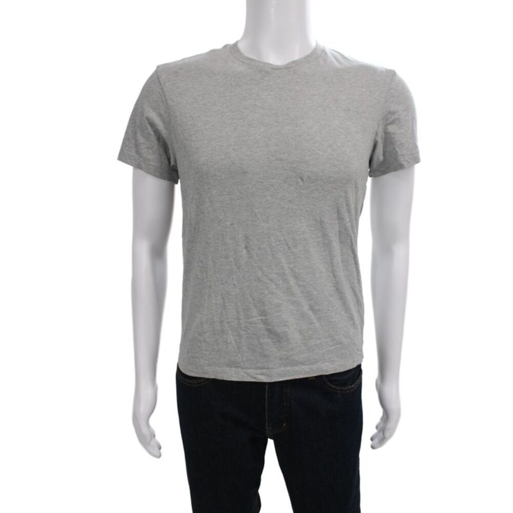 J Crew Mens Gray Cotton Crew Neck Short Sleeve T-Shirt Size S